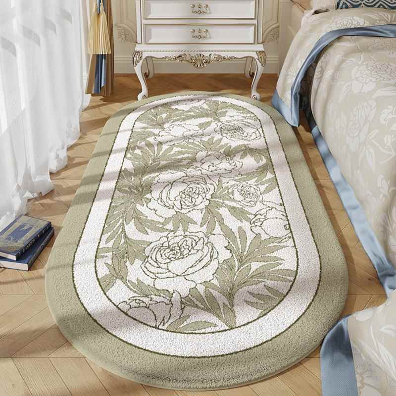 正品大江地垫客厅沙发级茶几毯子防卧室花朵床高地毯侘寂风摔房间