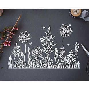 scrapbooking DIY切割刀模 碳钢刀模 压花刀模模板圣诞花草