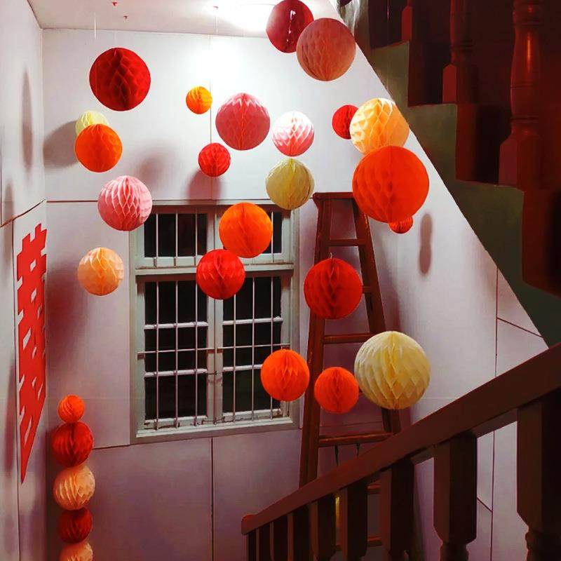 网红蜂窝球婚房布置结婚装饰立柱套装婚礼订婚男女方新房卧室客厅,节庆用品/礼品,陪嫁用品套装,淘宝优惠券,粉丝福利购,淘宝优惠卷