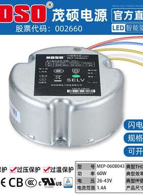 MOSO茂硕电源MEP工业防爆照明灯LED电源PWM0~10V调光驱动A5变压器