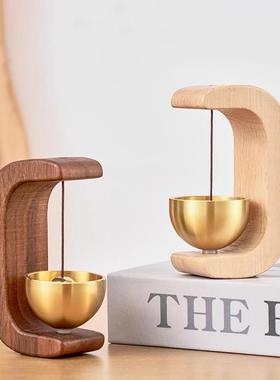 吸门式入户多巴胺风铃磁吸木质门铃商铺进门提醒铃铛新中式装饰