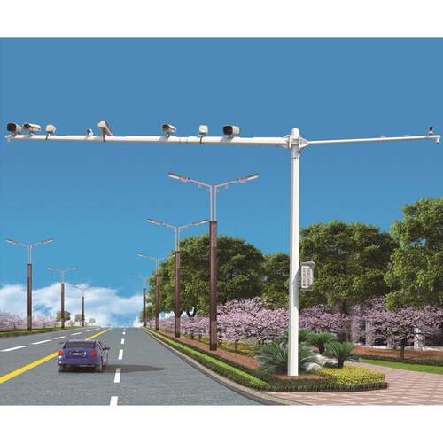 江苏扬州高邮送桥郭集F型L型T型监控电警卡口立杆厂家