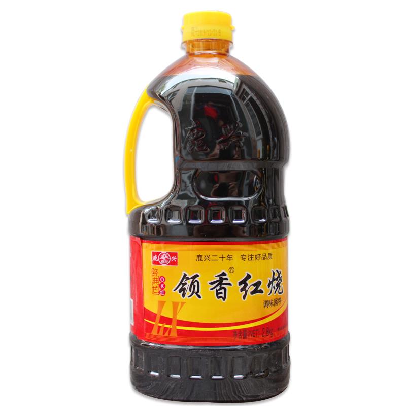 领香 红烧酱油2.8kg酱香复合调味汁特红型烹调炒菜老抽 包邮鹿兴