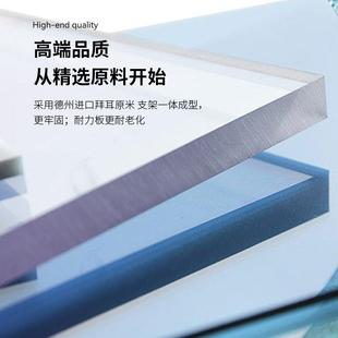 厂家批发pc耐力板阳光板雨棚屋檐窗户阳台静音家用塑钢支架遮雨篷