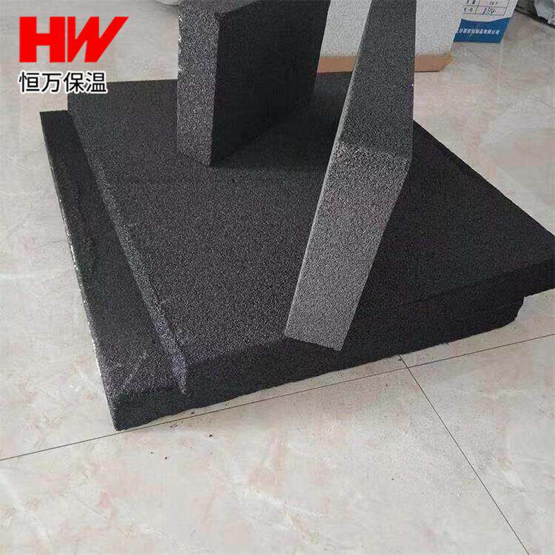 泡沫玻璃保温板140型160型楼顶屋面隔离带A级室内黑色泡沫玻璃板