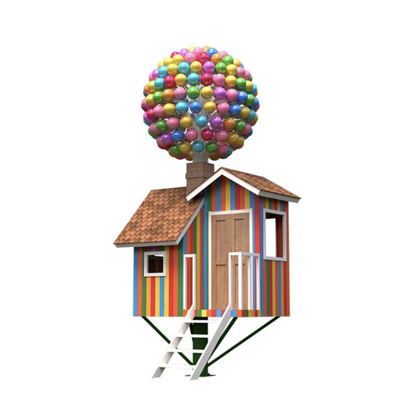 网红气球小屋商场露营地木质美陈  PE材质七彩发光球装饰摆件,节庆用品/礼品,吊顶纱幔,淘宝优惠券,粉丝福利购,淘宝优惠卷