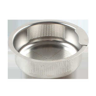 一体加厚拉丝提篮QS729 隔渣 天力水槽下水器135mm筛网 加密过滤