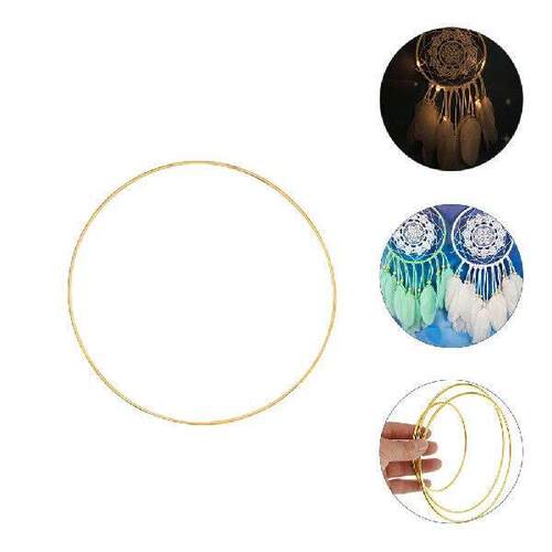 10 Pcs Dream Catcher Hoop Metal Rings Craft Hoops Outdoor