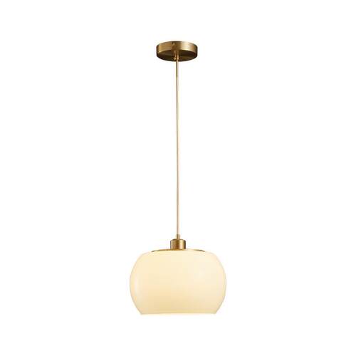 北欧黄铜客厅餐桌吧台设计师线灯简约复古书房玻璃吊灯led复古风