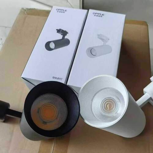 led轨道灯射灯服装店铺COB明装导轨式灵丽家用25瓦30w黄光品众