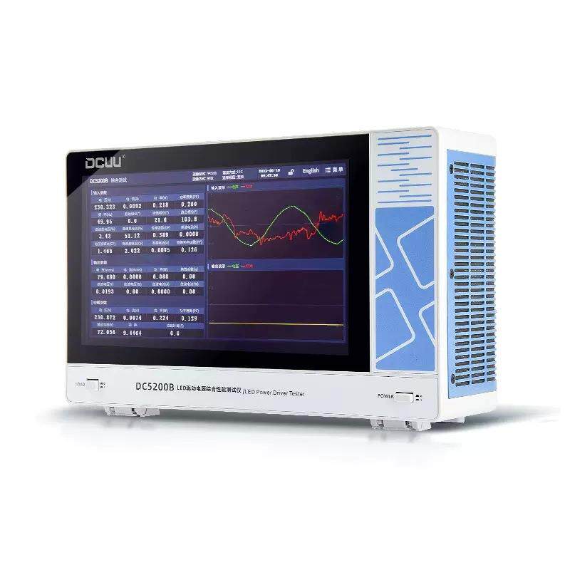 LED驱动电源综合性能测试仪DC5200B输入电压电流 DF位移因数