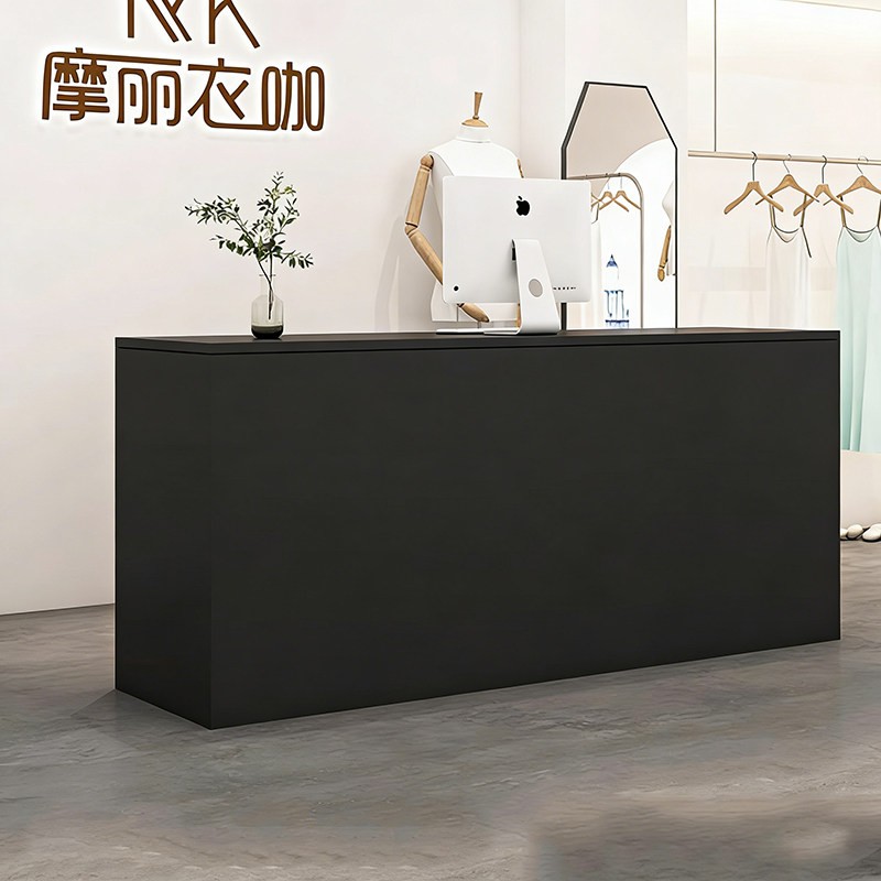 服装店收银台小型前台酒店公司吧台美容美发接待台中岛台超市柜台