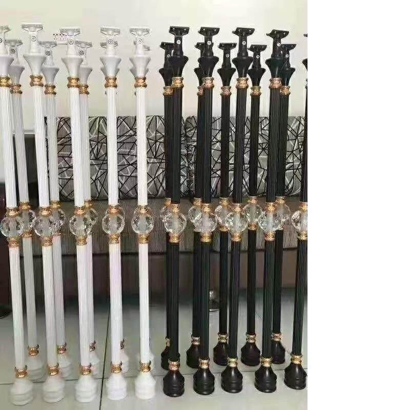 铝镁水晶球楼梯扶手立柱护栏阳台围栏配件防锈耐用