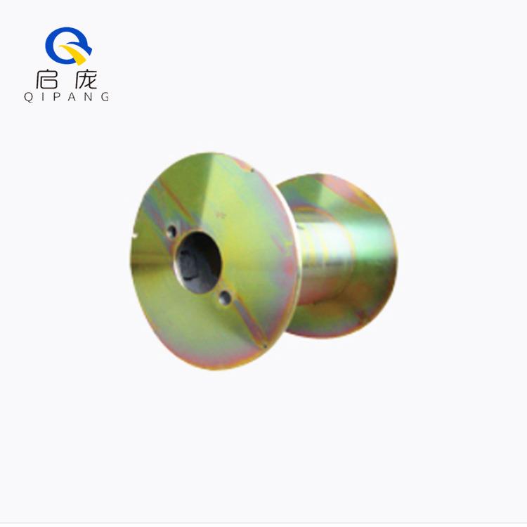 启庞工字轮铁线盘铁轴电线电缆铁线盘冲压铁盘焊接铁线盘收线配件