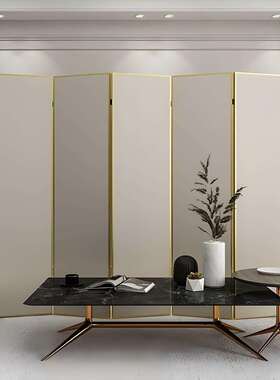 铝折合金屏风隔断简DXD约可叠移动酒店餐折遮挡客厅卧室厅移动屏