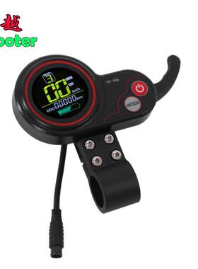 10寸电动滑板车仪表控制器 KUGOO M4 TF100指勾转把带速度显示仪