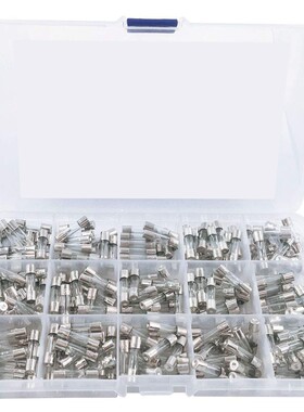 300pcs盒装玻璃保险丝组合5x20mm250V0.1A-20A管保险丝组合套装