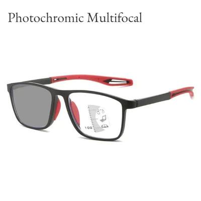 Photochromic TR90 Anti-blue Light Multifocal Reading Glasses