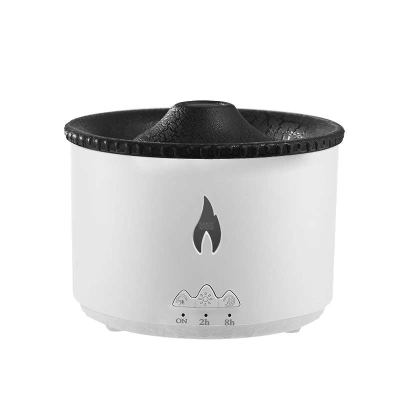 大容量创意火焰加湿器火山香薰机烟圈水母喷雾补水扩香氛围灯礼品