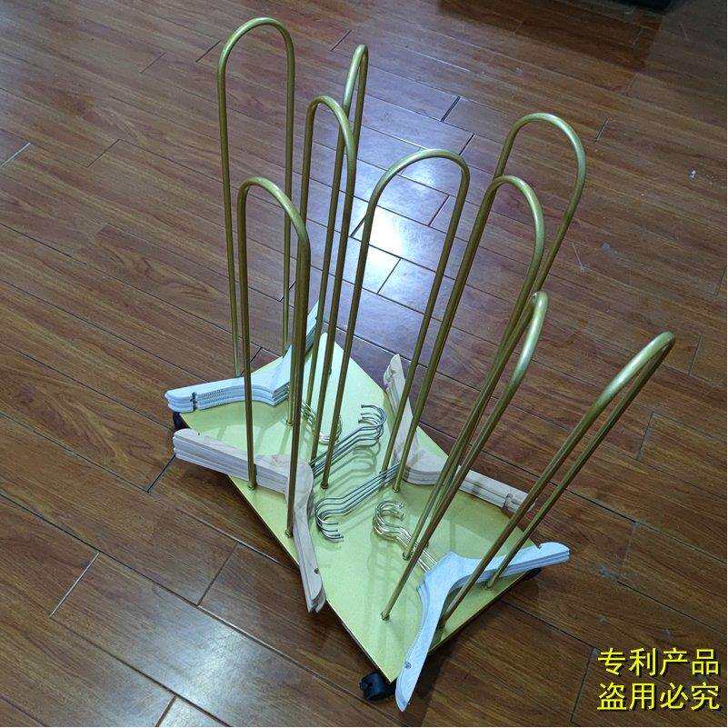 服装店放衣架的收纳可移动整理裤夹架简约男女装店存放省王之