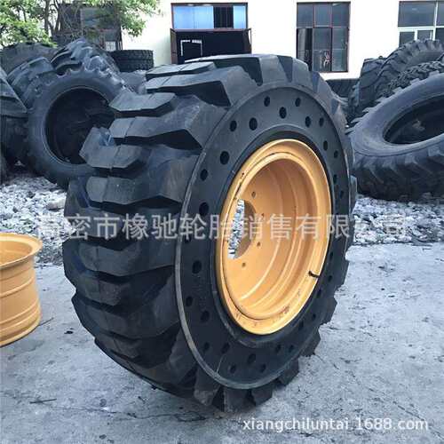 辅板式实心轮胎FB10/12-16.5(33x12-20)装载机 高空作业车滑移