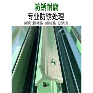 加厚围栏立柱杆尖头实心Y型柱铁丝网花边实心钢牛栏网立柱三角铁