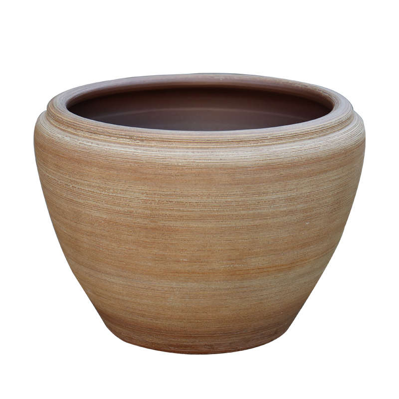 陶瓷鱼缸大号客厅古法养鱼生态缸养睡莲荷花缸庭院家用老式大水缸