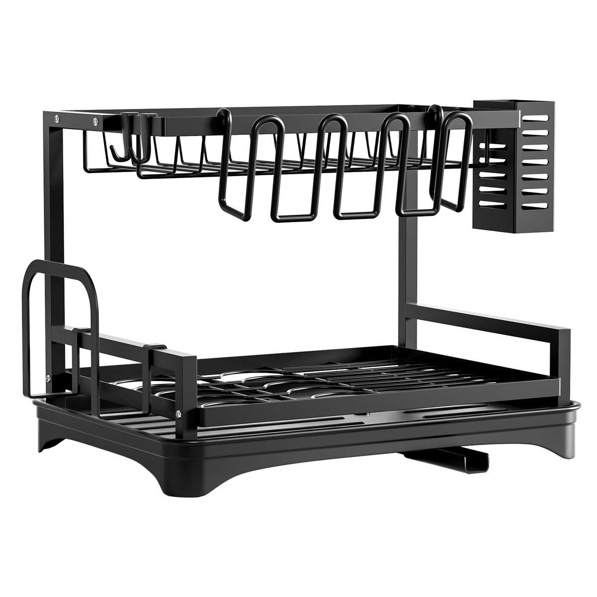 厨房碗碟置物架多功能碗杯沥水架家用台面砧板碗筷收纳架碗架盘架