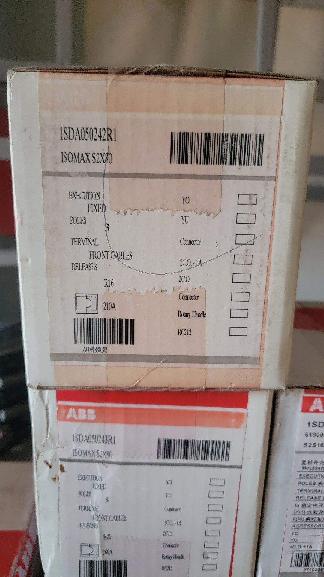 ABB 塑壳断路器s2x80