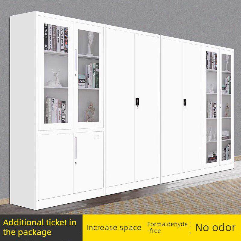 采购产品钢铁办公室拆卸和组装黑色文件柜铁白色低柜财务信息文件