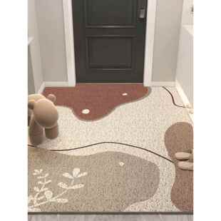 入户门口外地垫耐脏免洗简约现代入户丝圈地垫进门地毯家用门口垫