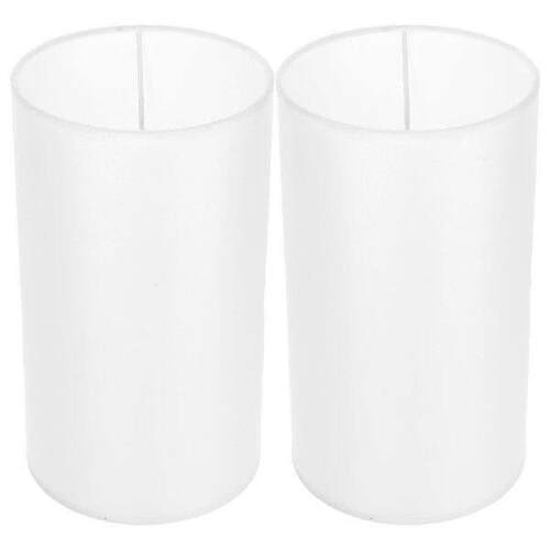 2pcs Cloth Lampshades for Table Lamp TC Gray Cylinder DIY