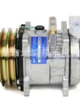 汽车空调505压缩机12V农用车挖掘机货车用5H09冷气泵改装通用12V