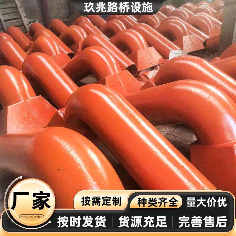 加厚桥梁圆矩型泄水孔篦子地漏铸铁泄水管雨水斗弯头 雨水篦子