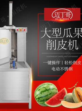 迈丁哥瓜果削皮机单头冬瓜去皮机黄河蜜瓜削皮机木瓜去皮机