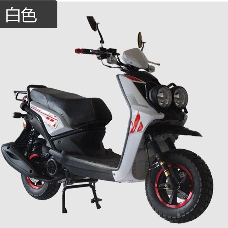 150金浪王野动力燃油助力车轻便两轮跑车酷车 lu虎款踏板摩托车