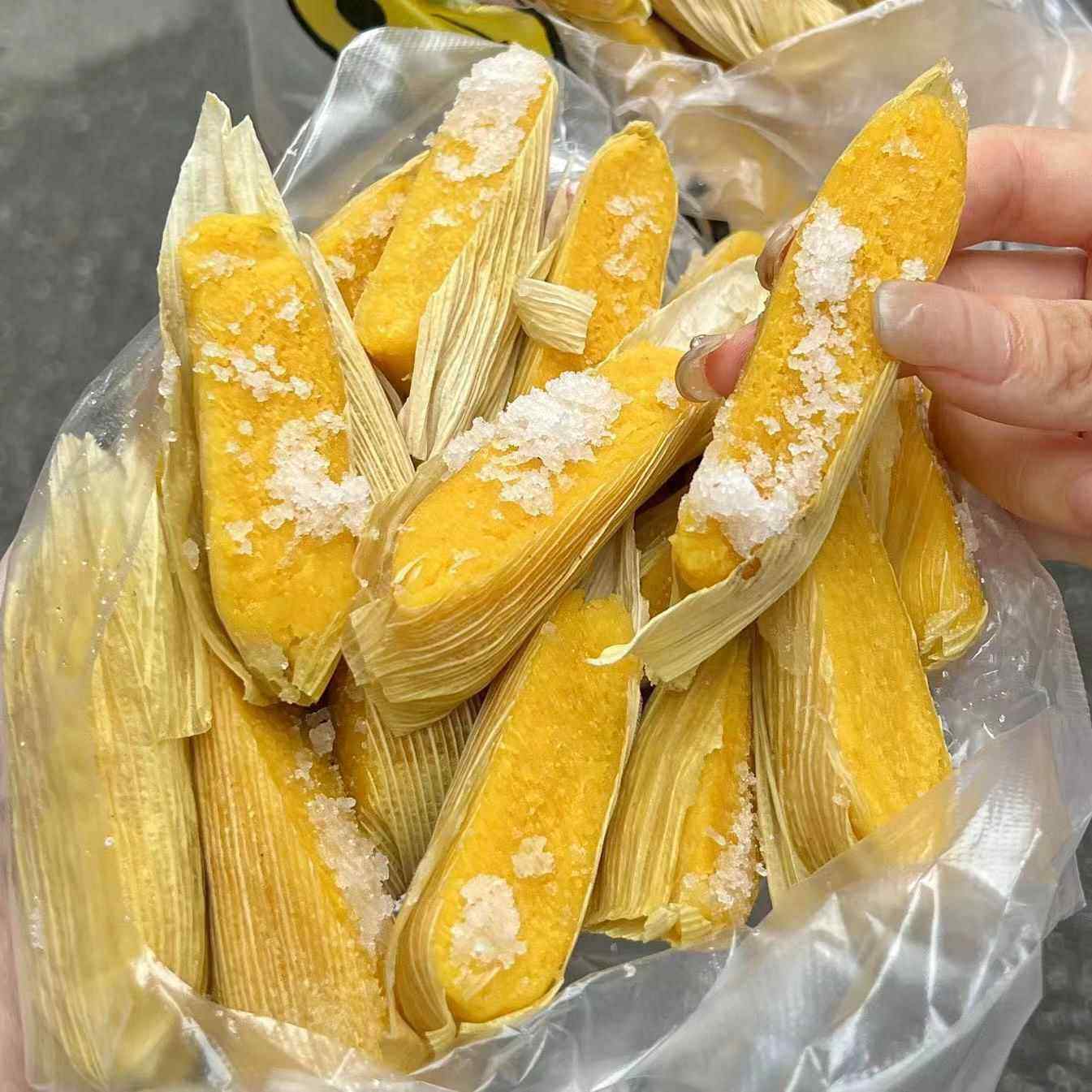 新日期玉米粑粑贵州特产玉米包米古粑手工玉米鲜浆苞饼杂粮糍粑黏