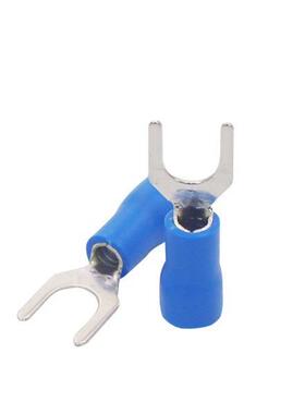 供应U型叉形预绝缘端子SVS2-6，符合ROHS,UL，Y型端子