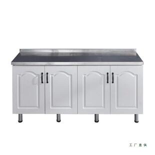 橱柜不锈钢橱柜组合柜灶台柜厨房家用柜子储物柜出租房橱柜定制