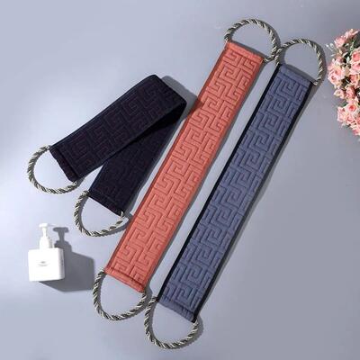 Dual-Textured Exfoliating Washcloth Towel Back Scrubber for