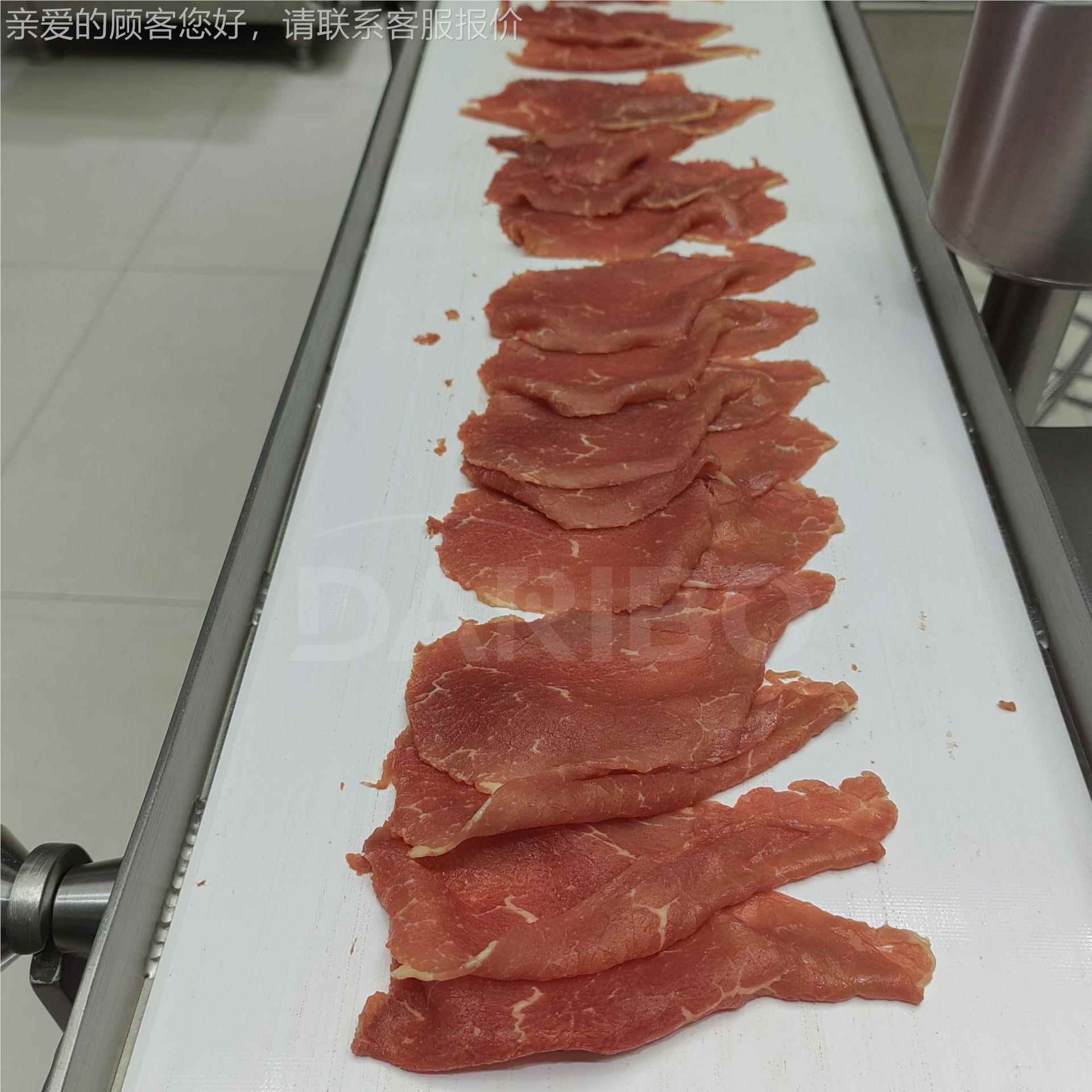 L鲜肉切片机羊牛肉切薄片机产 火锅鲜肉片AFW羊肉片生切薄片机设图片