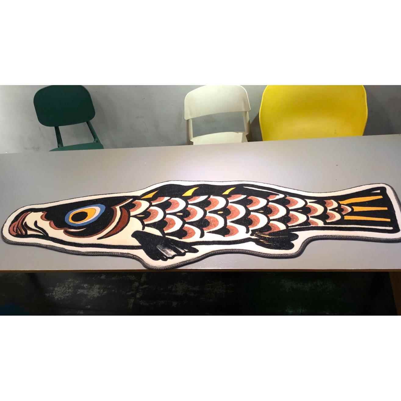 正品现n货新款卧室老虎I绒SVIM锦鲤地毯i风格床边羊潮V牌客厅可订