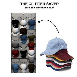 Storage Hat Clips Clear Large Rack Baseball