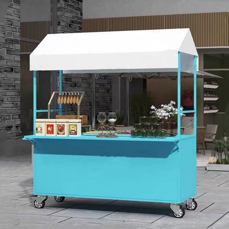摆摊小推车小吃路边摊餐车网红卤菜冰粉促销车夜市流动售货车加宽