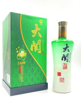 2013年52度大关生态原浆3A山泉酒500ml*1瓶浓香型 53优名酒