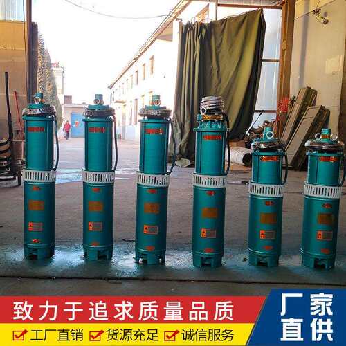 厂家供应 QS小型充水湿式潜水泵7.5-9.2千瓦 深井 农业灌溉潜水泵