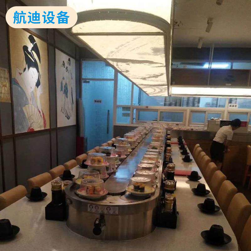 定制回转寿司设备运行平稳支持定制旋转小火锅设备回转寿司设备