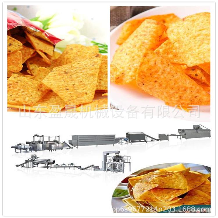 多力多滋玉米三角片 墨西哥三角玉米片生产线 油炸玉米片加工设备