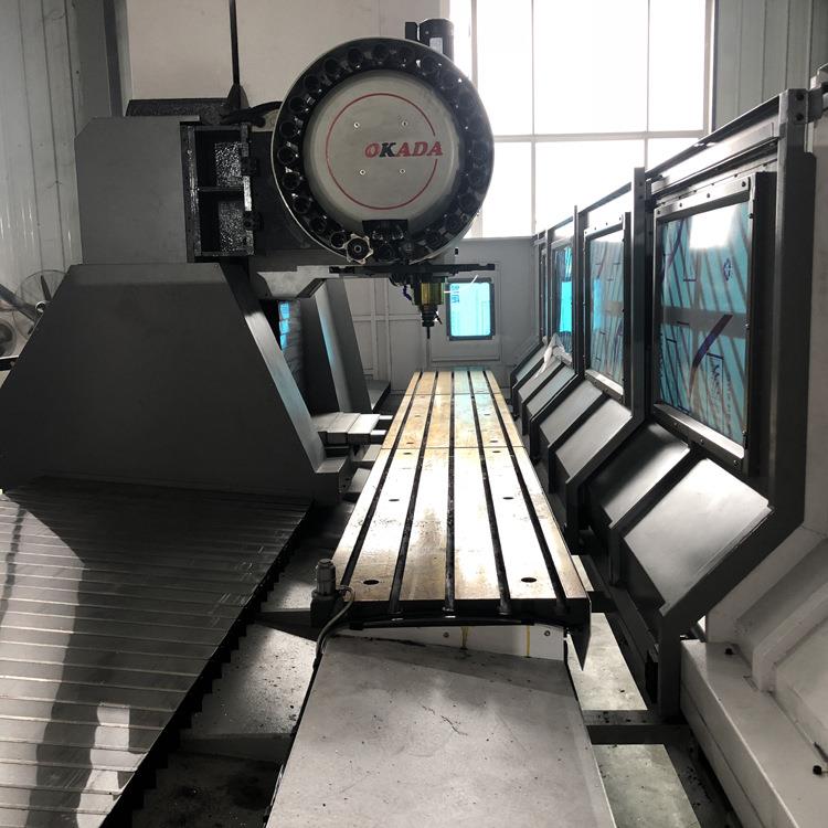 三轴联动钻铣中心终身维护4.5米重型长条工业型材精密加工中心