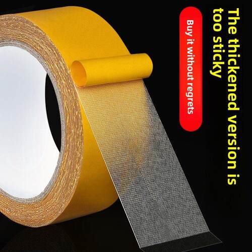 网眼双面胶带，高粘度门，强力固定，粘地毯，弹簧对联，特殊无标